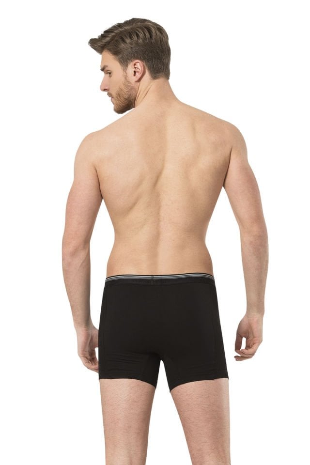 Türen Erkek Likralı Düğmeli Boxer (2\'li Paket)
