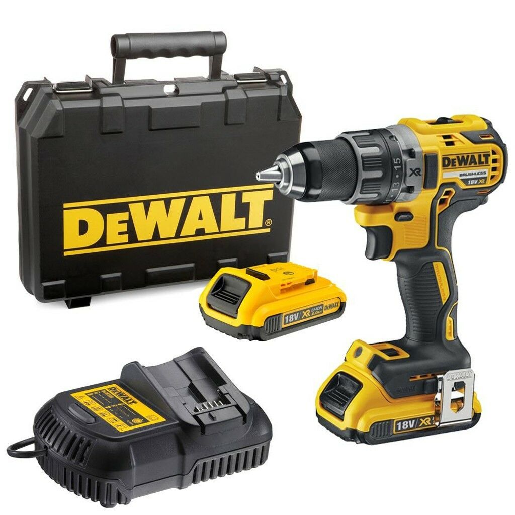 Dewalt DCD791D2 18Volt/2.0Ah Li-ion Çift Akülü Kömürsüz Vidalama