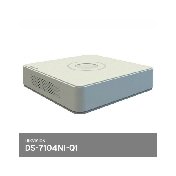 HIKVISION DS-7104NI-Q1 4Mpix, H265+, 4Kanal Video, 1 HDD, UHD 1520P Kayıt, 40-60Mbps Bant Genişliği, NVR