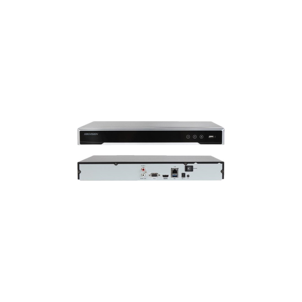 HIKVISION DS-7616NI-Q2 8Mpix, H265+, 16Kanal Video, 2 HDD, UHD 4K 2160P Kayıt, 80-160Mbps Bant Genişliği, NVR