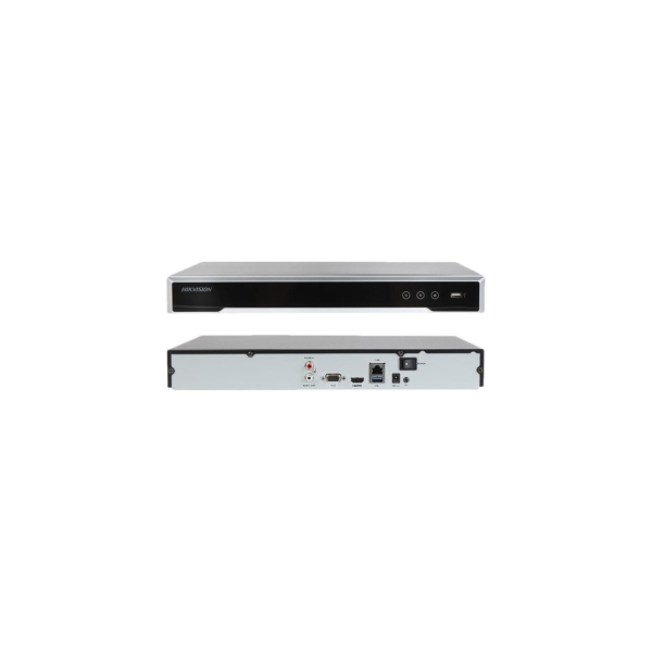 HIKVISION DS-7616NI-Q2 8Mpix, H265+, 16Kanal Video, 2 HDD, UHD 4K 2160P Kayıt, 80-160Mbps Bant Genişliği, NVR
