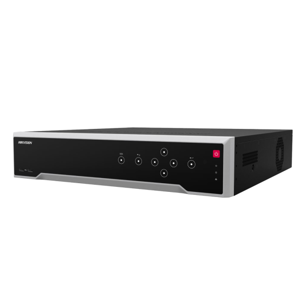 HIKVISION DS-8664NI-I8 12Mpix, H265+, 64Kanal  Video, 8 HDD RAID 0,1,5,6,10, UHD 4K 2160P Kayıt, 320Mbps Bant Genişliği, NVR