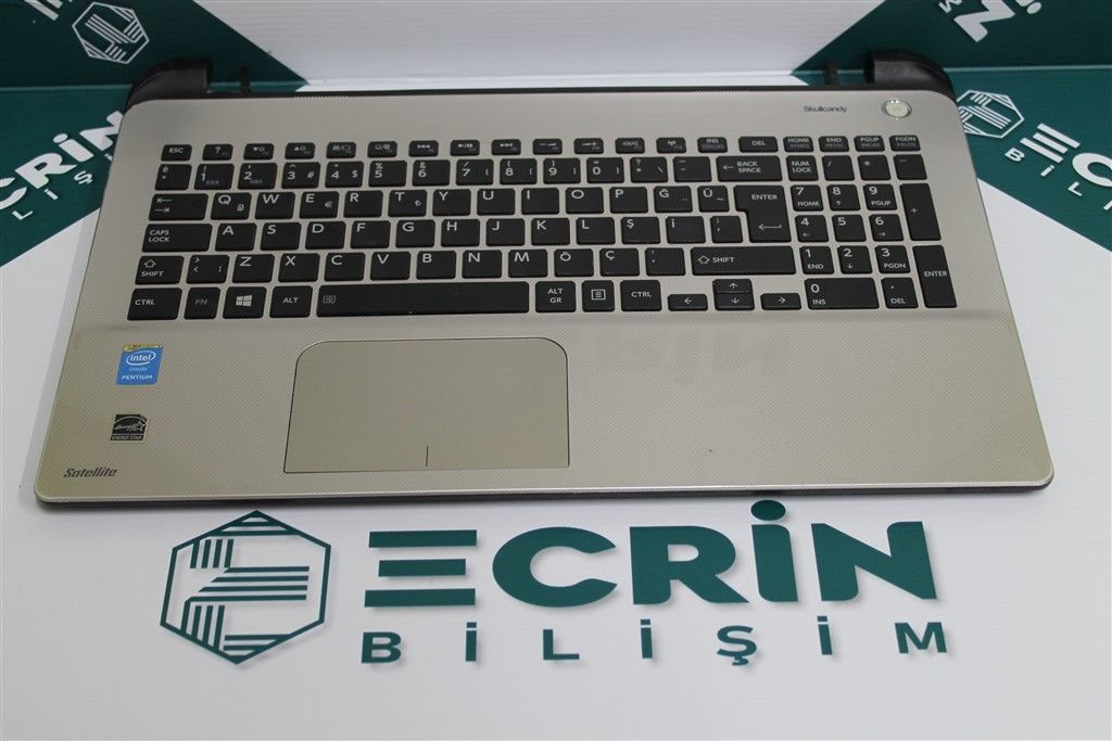 TOSHİBA TOSHİBA SATELLİTE L50-B L55-B L55D-B L55T-B L50D-B ÜST KASA TOP CASE KLAVYE KASASI PALMREST 2.EL SORUNSUZ