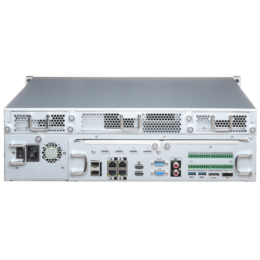 DAHUA  NVR616-128-4KS2 12Mpix, H265+, 128Kanal Video,  16 HDD, 1080P Kayıt, 384Mbps Bant Genişliği, NVR