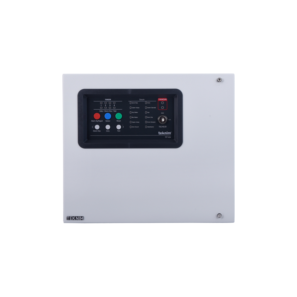 TEKNİM TFP-404 4 BÖLGE KONV. YANGIN ALARM PANELİ