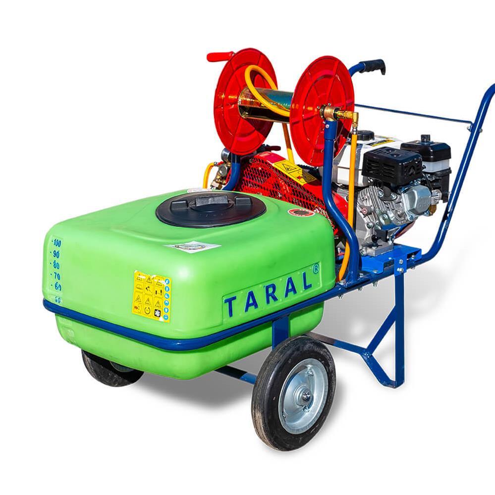 Taral TP100 Piton (30B3N) Motorlu Bahçe Pülverizatörü Hortum Sarma 6,5 hp Castello