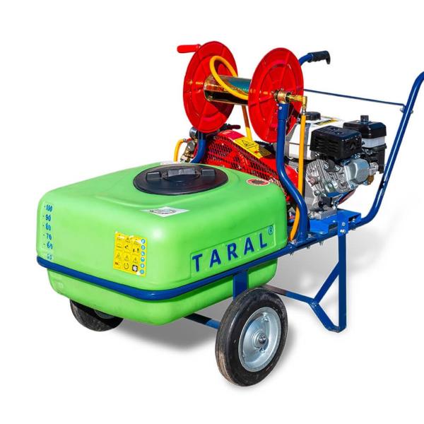 Taral TP100 Piton (30B3N) Motorlu Bahçe Pülverizatörü Hortum Sarma 6,5 hp Castello