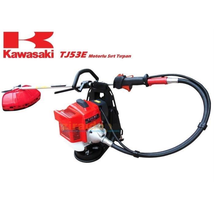 Kawasaki TJ53 Motorlu Tırpan ve Minelli Taraklı Ağaç Silkeleme Aparatı