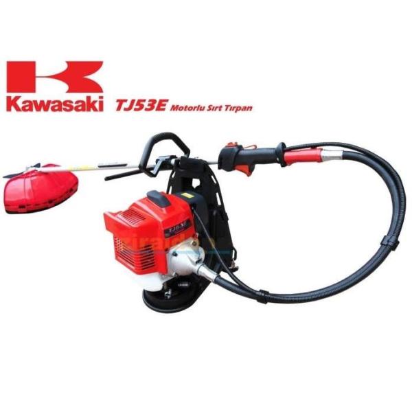 Kawasaki TJ53 Motorlu Tırpan ve Minelli Taraklı Ağaç Silkeleme Aparatı