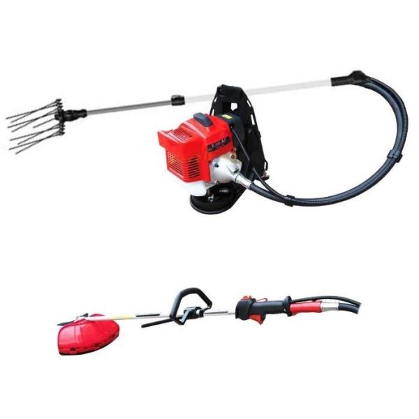 Kawasaki TJ53 Motorlu Tırpan ve Minelli Taraklı Ağaç Silkeleme Aparatı