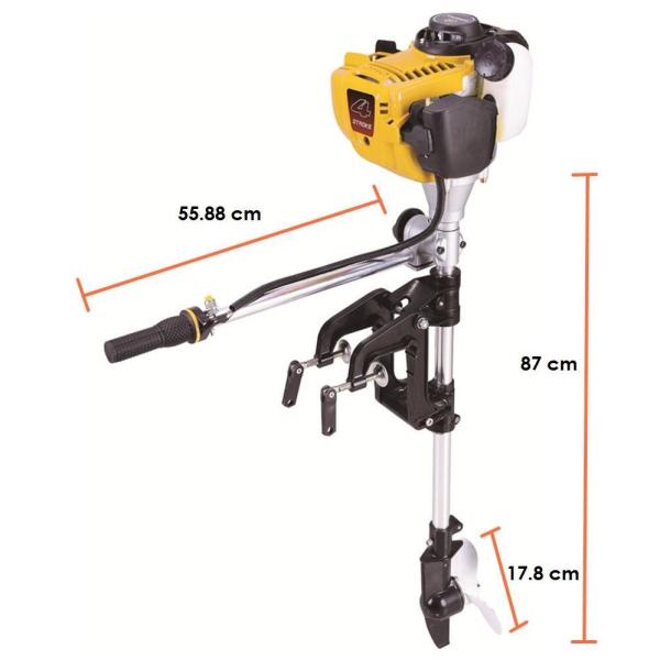 TOMKİNG TK140FB 1.5 HP 4 ZAMANLI KISA ŞAFT MOTOR