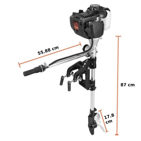 Tomking TK140FB Dıştan Takma Motor 4 Zamanlı