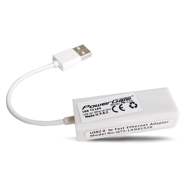 POWERGATE PG-L10, MegaBit, USB 2.0, Ethernet Kartı