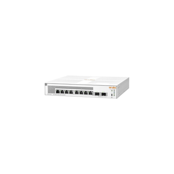 HP Aruba Instant On JL681A 1930-8G, 8Port, GigaBit 8 Port PoE, 124W, 2 Port Gigabit SFP,  Yönetilebilir, Rack Mount Switch