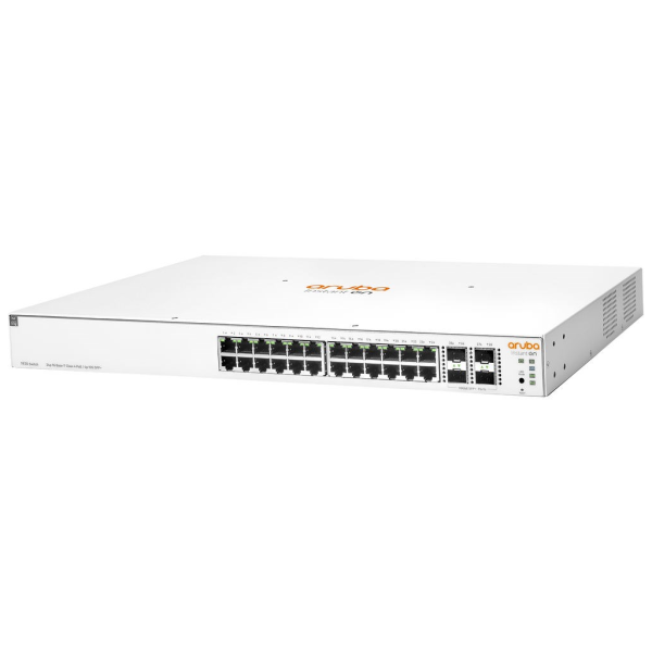 HP Aruba Instant On JL684A 1930-24G, 24Port,  GigaBit, 24 Port PoE, 370W, 4 Port Gigabit SFP, Yönetilebilir, Rack Mount Switch