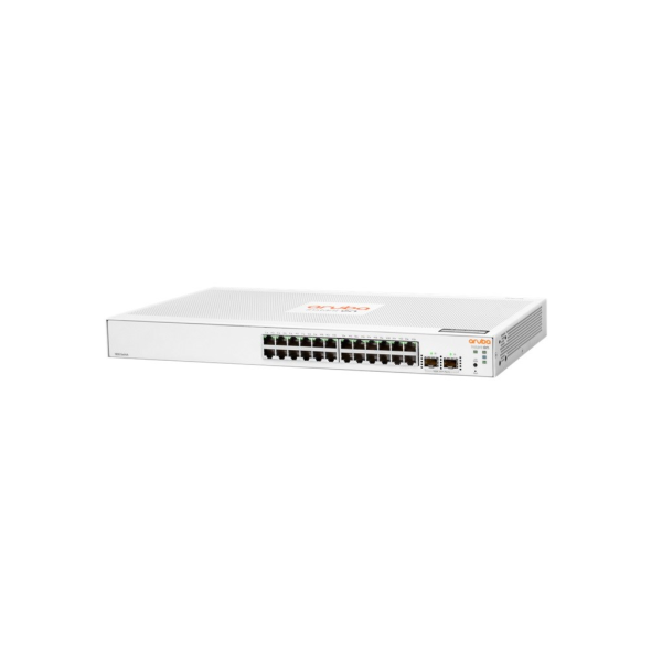 HP Aruba Instant On JL812A 1830-24G, 24Port,  GigaBit, 2 Port Gigabit SFP, Yönetilebilir, Rack Mount Switch