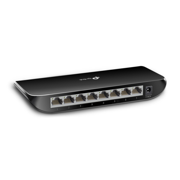 TP-LINK TL-SG1008D, 8 Port, GigaBit, Yönetilemez, Masaüstü Switch
