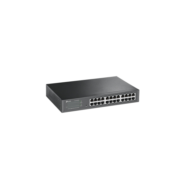 TP-LINK TL-SG1024DE, 24 Port, GigaBit, Metal Kasa, Easy Smart, Yönetilebilir, Rackmount Switch