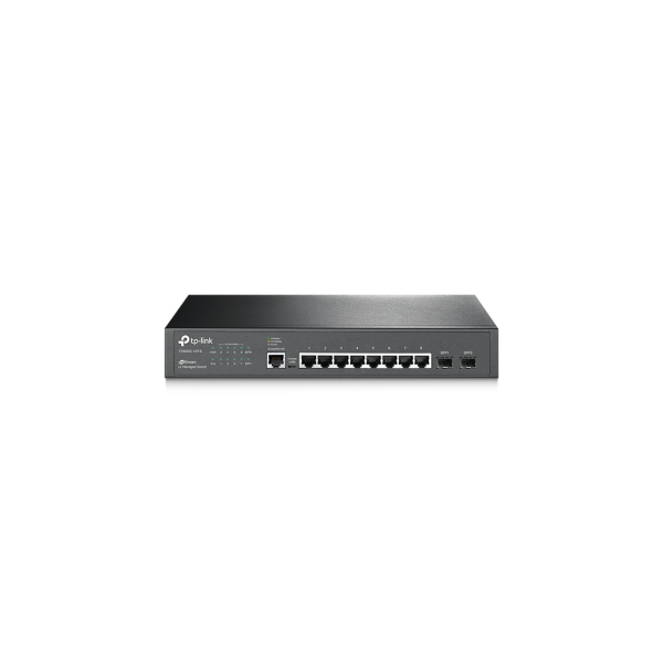 TP-LINK TL-SG3210, 8 Port, GigaBit, Metal Kasa, +2Port GigaBit SFP, Yönetilebilir, Rackmount Switch