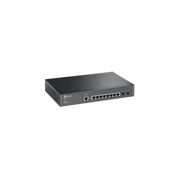 TP-LINK TL-SG3210, 8 Port, GigaBit, Metal Kasa, +2Port GigaBit SFP, Yönetilebilir, Rackmount Switch