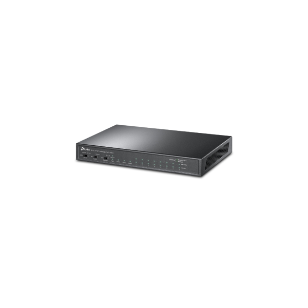 TP-LINK TL-SL1311MP, 10 Port, (8 Port Megabit, 2 Port Gigabit), 8 Port PoE, 124W, +1Port GigaBit SFP, Yönetilemez, Masaüstü Switch