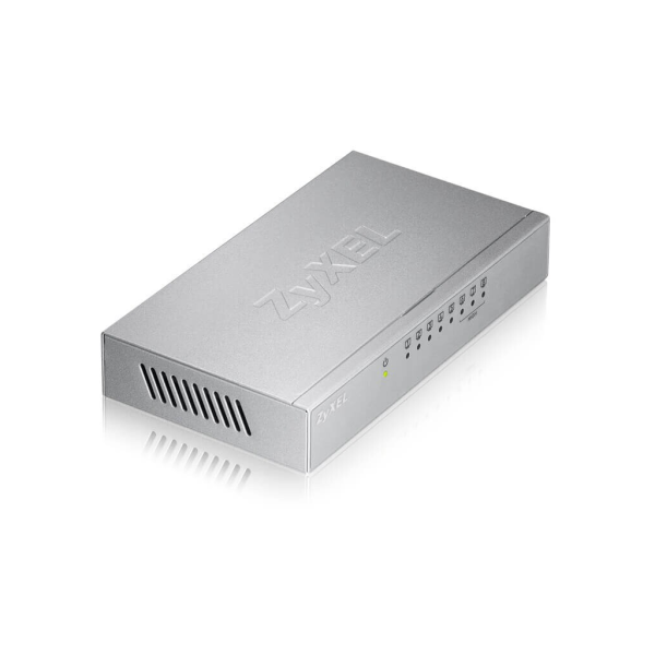 ZyXEL ES-108A V3 8 Port, Megabit, Yönetilmez Metal Kasa, Masaüstü Switch