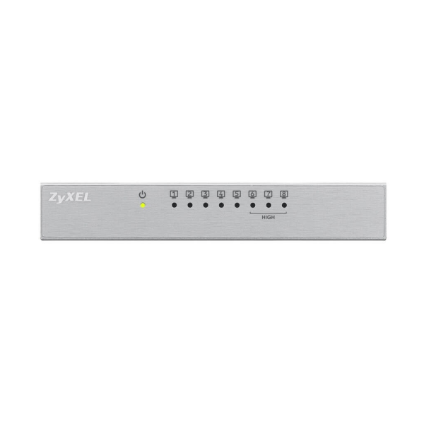 ZyXEL ES-108A V3 8 Port, Megabit, Yönetilmez Metal Kasa, Masaüstü Switch