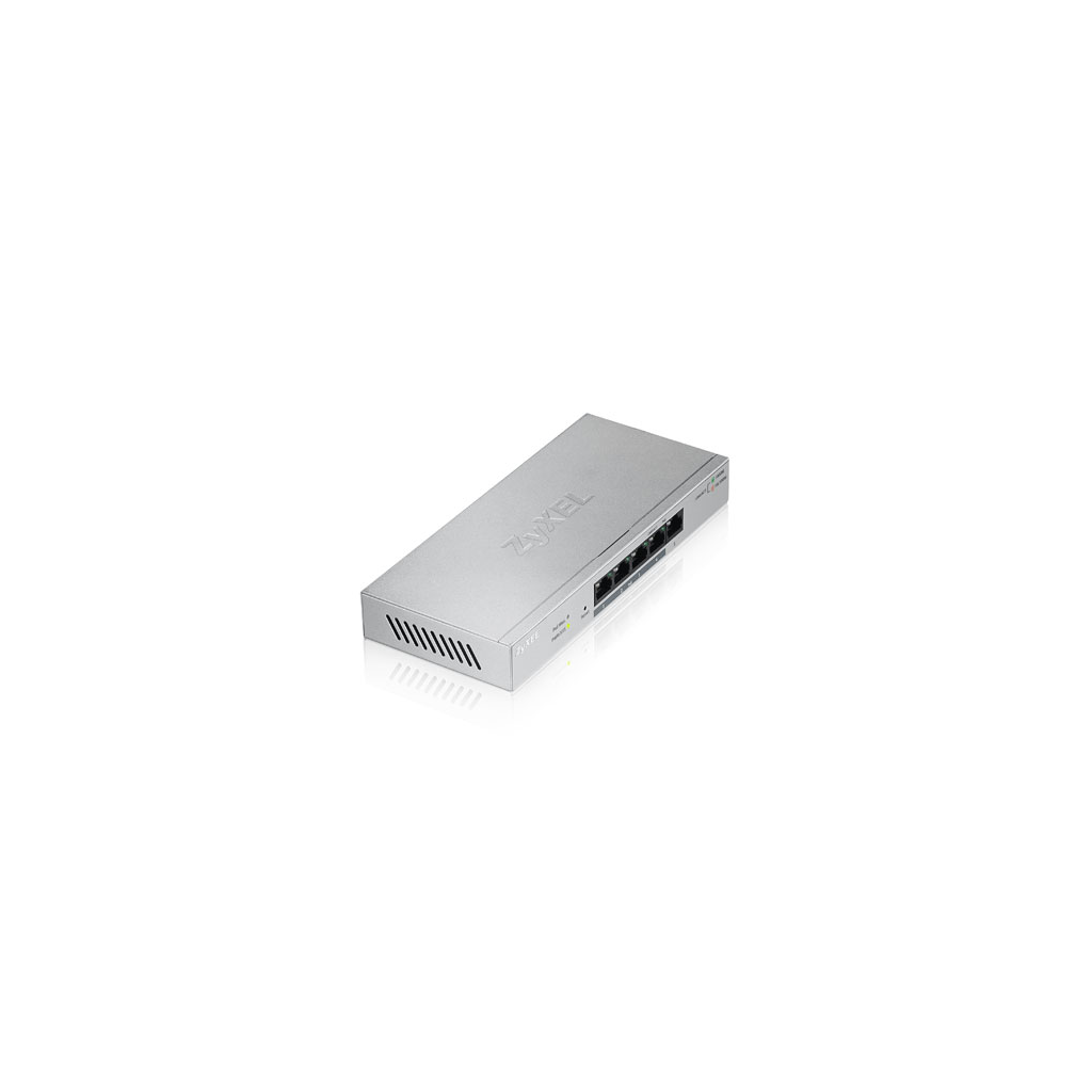 ZyXEL GS1200-5HP, 5 Port Poe, 60W GigaBit, Yönetilebilir Masaüstü Switch