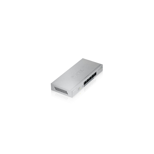 ZyXEL GS1200-5HP, 5 Port Poe, 60W GigaBit, Yönetilebilir Masaüstü Switch