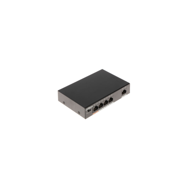 DAHUA PFS3005-4ET-60-V2, 5 Port, MegaBit, 4 Port PoE, 60W, Yönetilemez, Masaüstü Switch