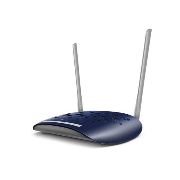TP-LINK TD-W9960, 4 Port, 2.4Ghz Wifi 300Mbps, 2x5dBi Anten, VDSL2, ADSL2+ MODEM