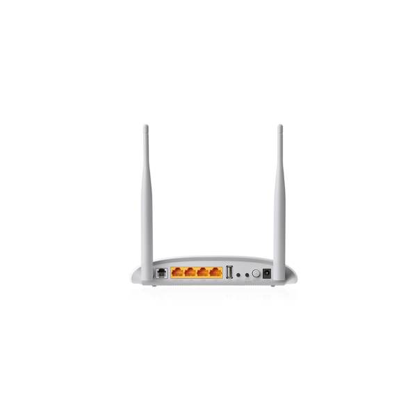 TP-LINK TD-W9970, 4 Port, 2.4Ghz  Wifi 300Mbps, 2x5dBi Anten, VDSL2, ADSL2+ MODEM