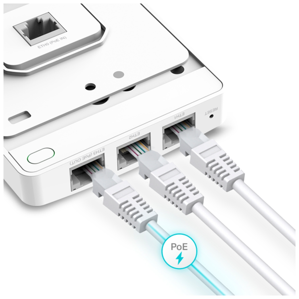 TP-LINK EAP615 WALL OMADA 1Port Poe 1575Mbps, 2,4/5Ghz, Duvar tipi, Aktif Poe, Access Point