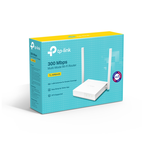 TP-LINK TL-WR844N 4 Port 300Mbps Çoklu Mod WiFi Router