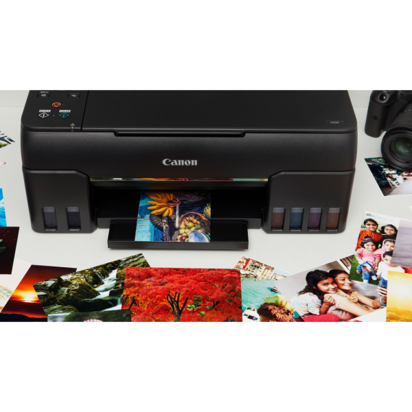 CANON PIXMA G640, Renkli, Mürekkep Mega Tanklı, Yazıcı, Tarayıcı, Fotokopi, Wifi, Bulut  +1 Şişe Orijinal Siyah Mürekkep Hediye
