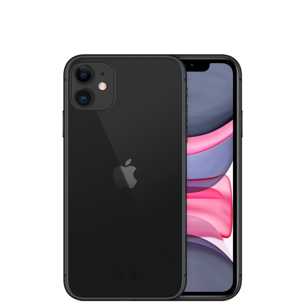Apple iPhone 11 128Gb, Siyah, 4Gb Ram,  6 Çekirdek, 6,1inc Ekran, 12Mpix Ön 12Mpix Arka Kamera, Türkiye Garantili