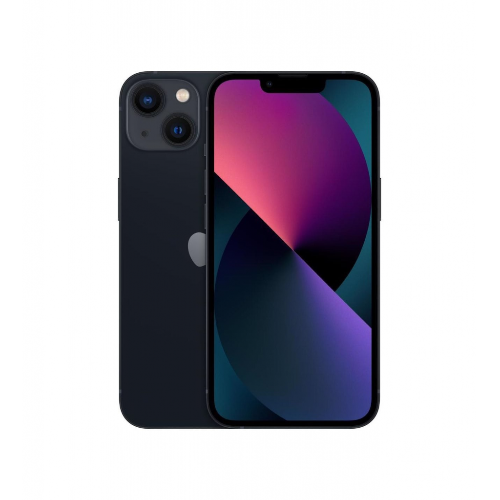 Apple iPhone 13 MLPF3TU/A 128Gb, Midnight,  4Gb Ram, 6 Çekirdek, 6,1inc Ekran, 12Mpix Ön 12Mpix Arka Kamera, Türkiye Garantili