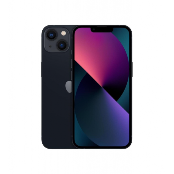 Apple iPhone 13 MLPF3TU/A 128Gb, Midnight,  4Gb Ram, 6 Çekirdek, 6,1inc Ekran, 12Mpix Ön 12Mpix Arka Kamera, Türkiye Garantili