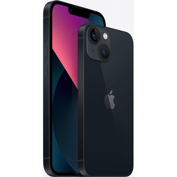 Apple iPhone 13 MLPF3TU/A 128Gb, Midnight,  4Gb Ram, 6 Çekirdek, 6,1inc Ekran, 12Mpix Ön 12Mpix Arka Kamera, Türkiye Garantili