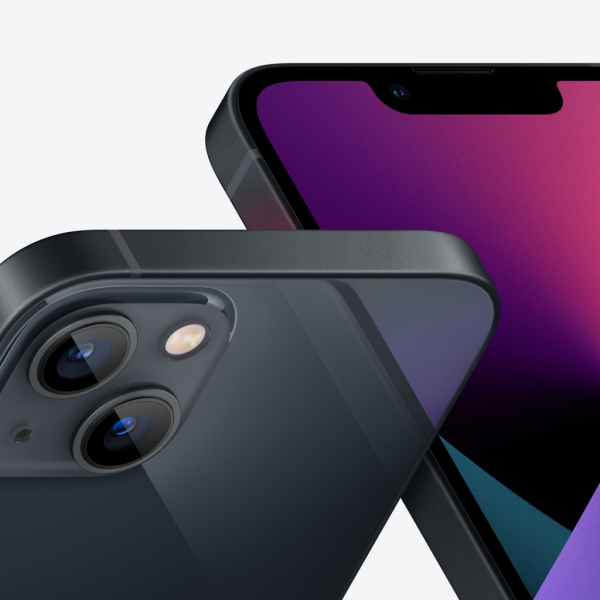 Apple iPhone 13 MLPF3TU/A 128Gb, Midnight,  4Gb Ram, 6 Çekirdek, 6,1inc Ekran, 12Mpix Ön 12Mpix Arka Kamera, Türkiye Garantili