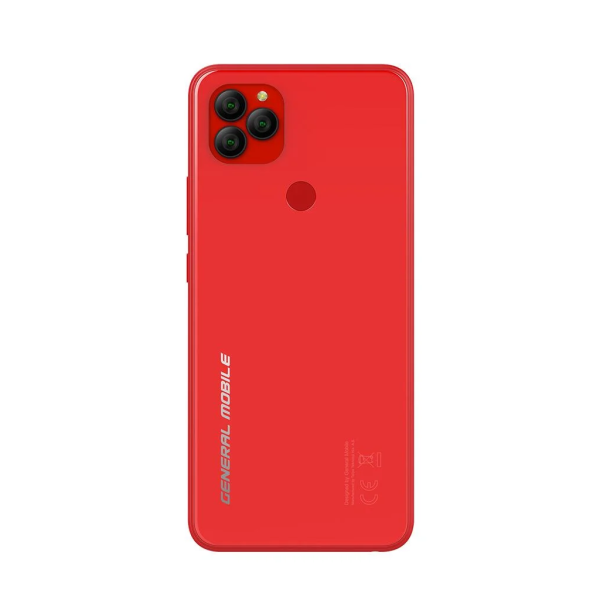 GENERAL MOBILE GM22 32Gb, Red, 3Gb Ram, 8 Çekirdek, 6,52inç Ekran, 8 Mpix Ön, 52Mpix Arka Kamera, Türkiye Garantili