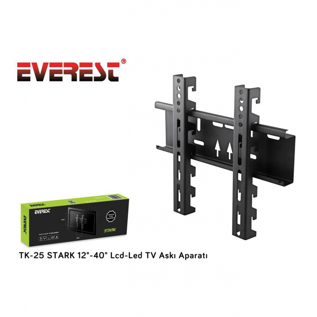 EVEREST TK-25  22"- 40" TV Duvar Askı Aparatı