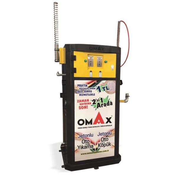 Omax J2in1 JETONLU İKİSİ BİR ARADA YIKAMA ve KÖPÜK