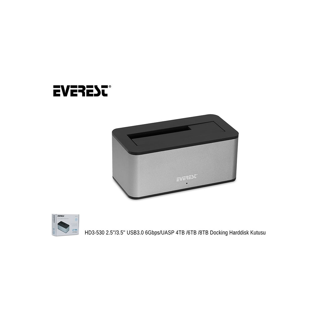 EVEREST HD3-530 USB 3.0 2,5" ve 3,5" Dock Station