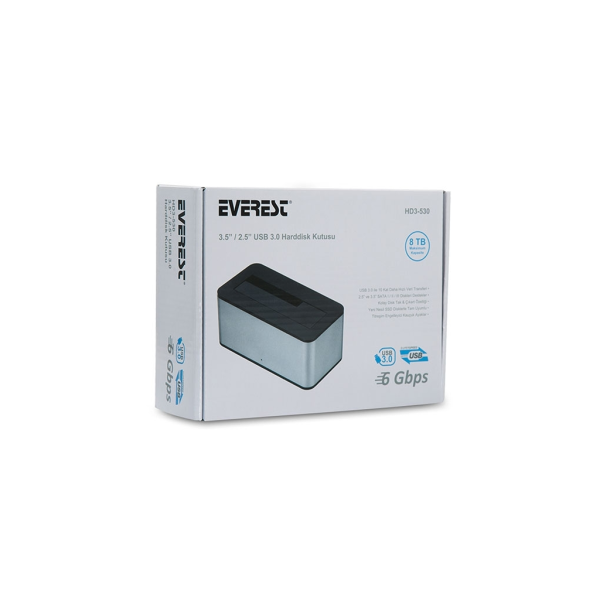 EVEREST HD3-530 USB 3.0 2,5" ve 3,5" Dock Station
