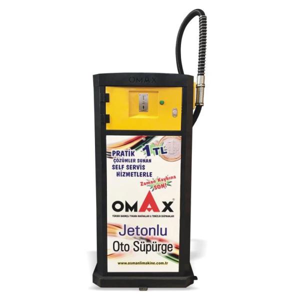 Omax JS3-1 JETONLU OTO SÜPÜRGE (Üç Motorlu)
