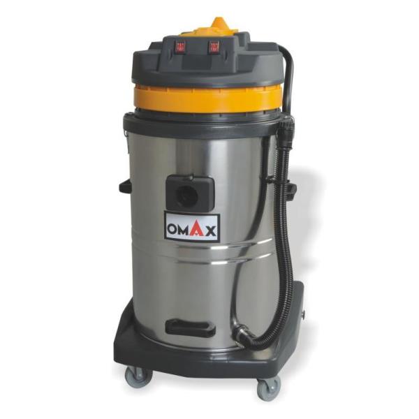 Omax WD 602 SANAYİ TİP ISLAK KURU SÜPÜRGE (İki motorlu)