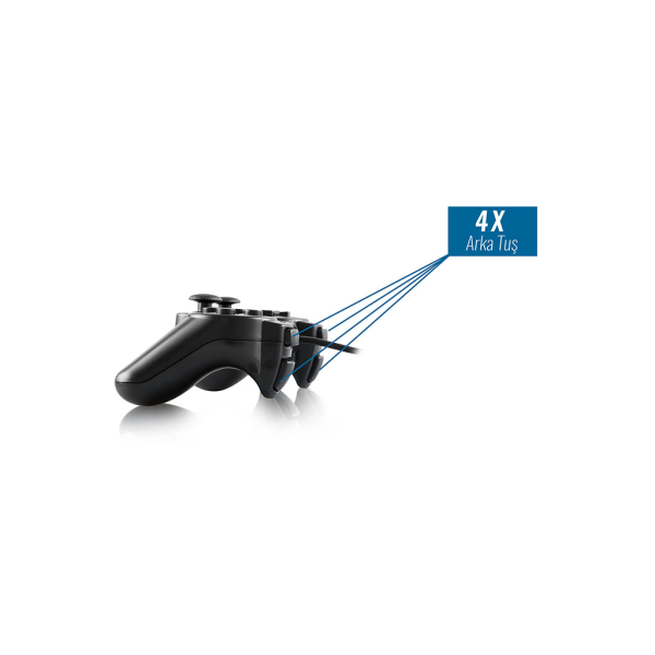 SNOPY SG-401J USB/PC/PS3 1.8M Kablolu , Titreşimli GAMEPAD