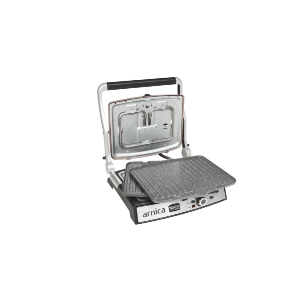 ARNICA GH26244 Tostit Maxi, TOST MAKİNESİ, 2000W, 5 Kameli Isı Ayarı, Tesmostat, Yanmaz Yapışmaz Izgaralar. ROSE