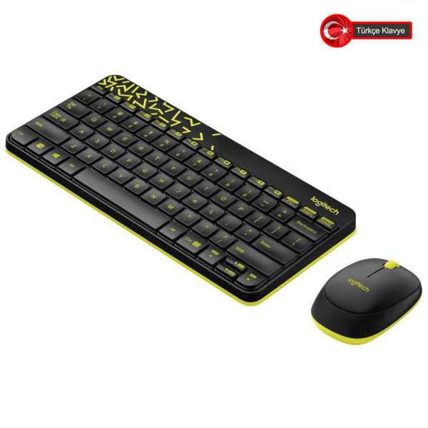 LOGITECH MK240, 920-008215, Kablosuz, Türkçe Q, Klavye Mouse Set